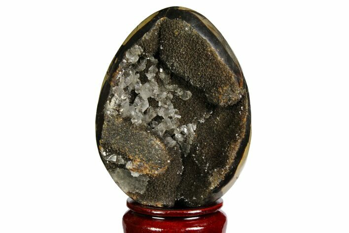 Septarian Dragon Egg Geode - Barite Crystals #143145